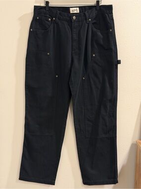 Woolrich x Target NWOT Men’s Size 36x32 Black Double Knee Carpenter Pants Jeans